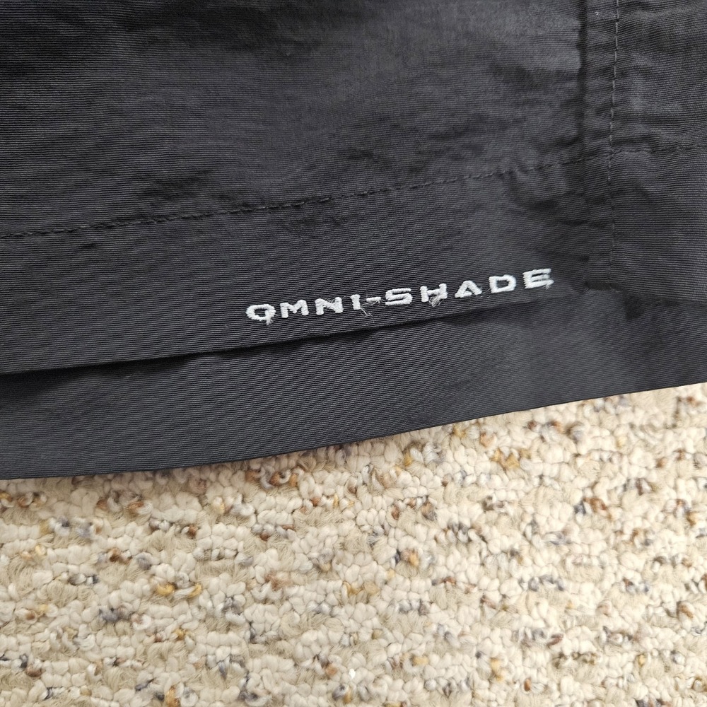 Columbia PFG Cargo‎ Fishing Hiking Black Shorts Men's 38x10 Omni-Shade - Picture 2 of 7